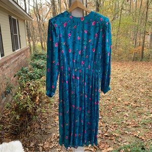 Maggie London by Jeannene Booher Vintage Floral Print Dress